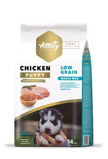 AMITY SUPER PREMIUM SABOR A FRANGO CACHORRO 14KG