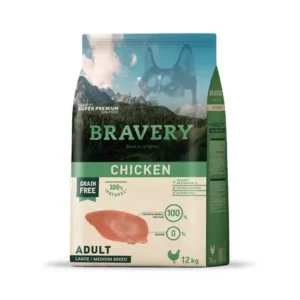 BRAVERY ADULTO SABOR A FRANGO 12KG