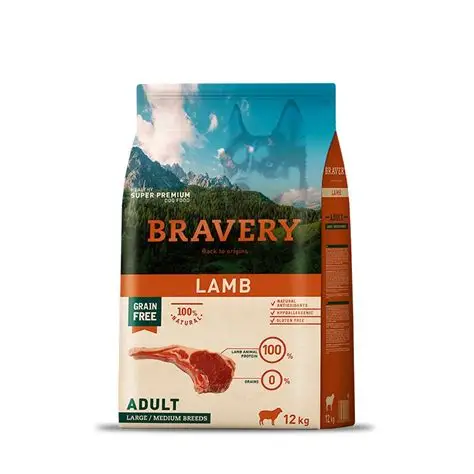BRAVERY LAMB ADULTO 12 KG