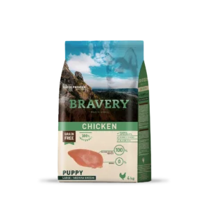 BRAVERY PUPPY SABOR A FRANGO 12KG