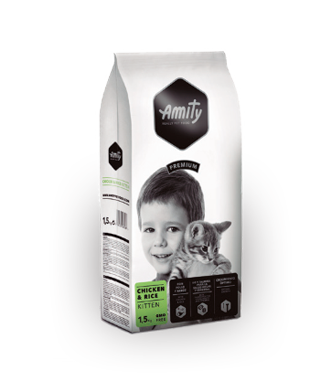 AMITY PREMIUM KITTEN SABOR A FRANGO 1.5KG